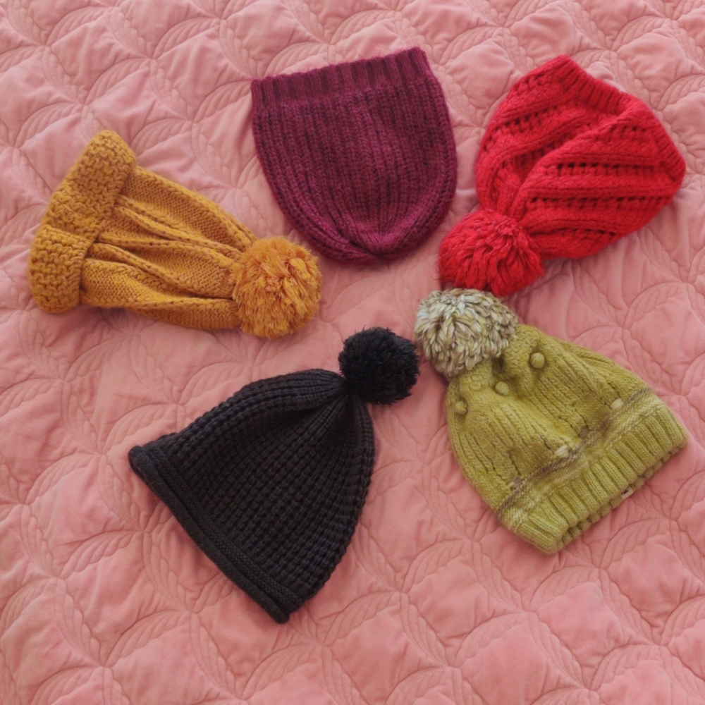 3 for 10) Winter beanie hat bundle